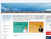 Tablet Screenshot of homologa.es
